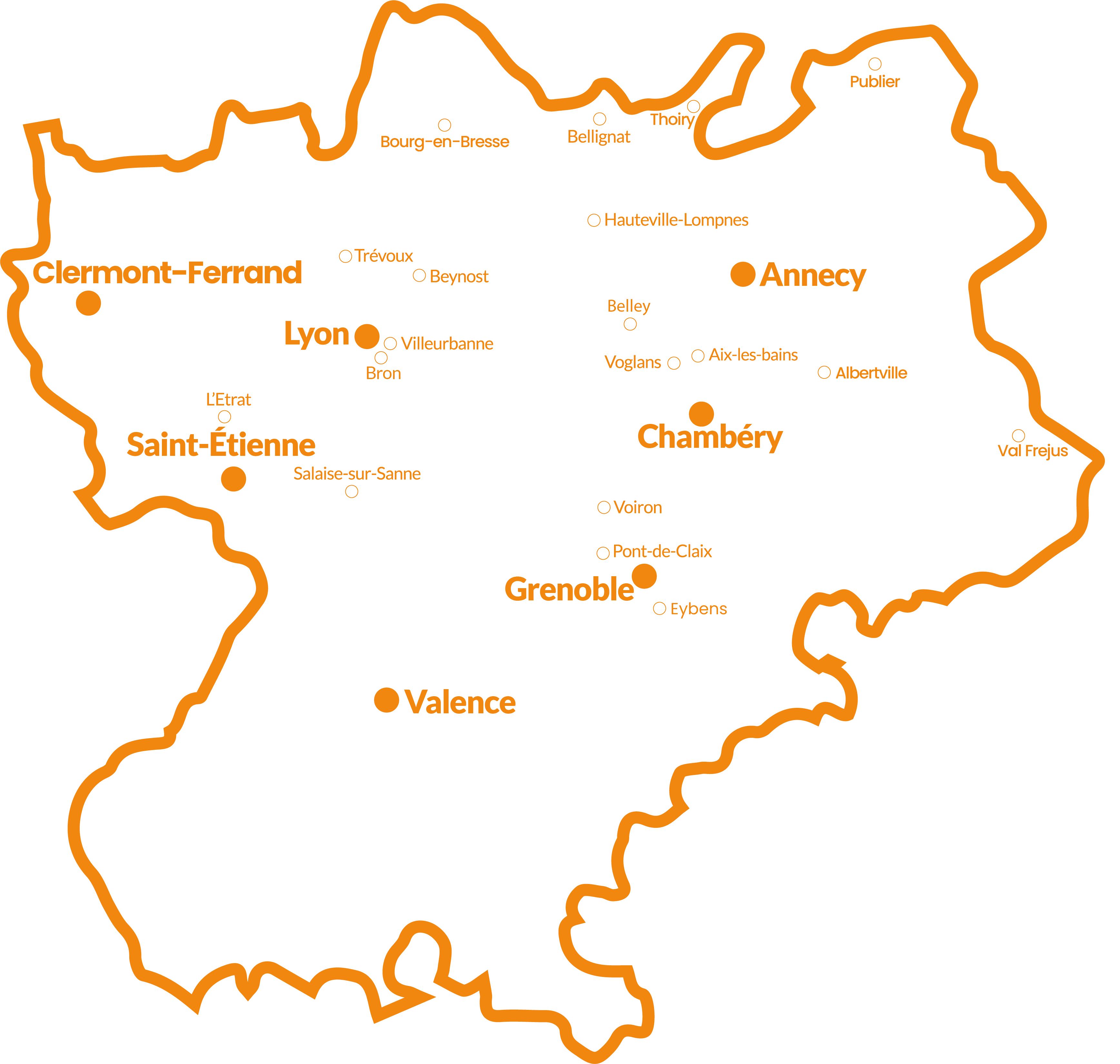 CARTE TERRITOIRE RHONE ALPIN